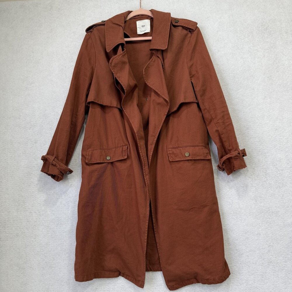 Mango Chestnut Trench Coat